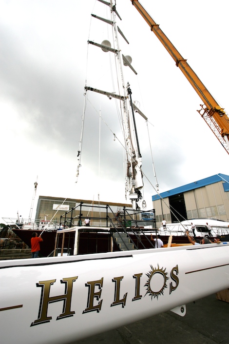 Image for article 'Helios' returns home for refit